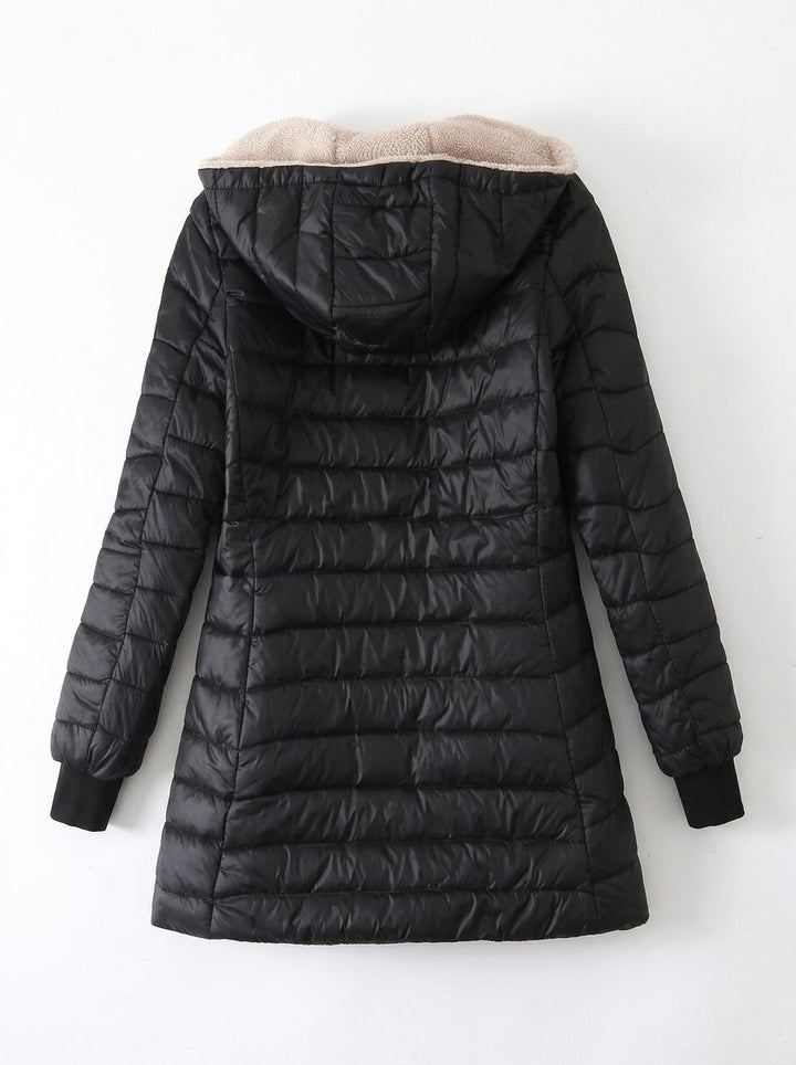 Fleece Lined Quilted Puffer Jacket