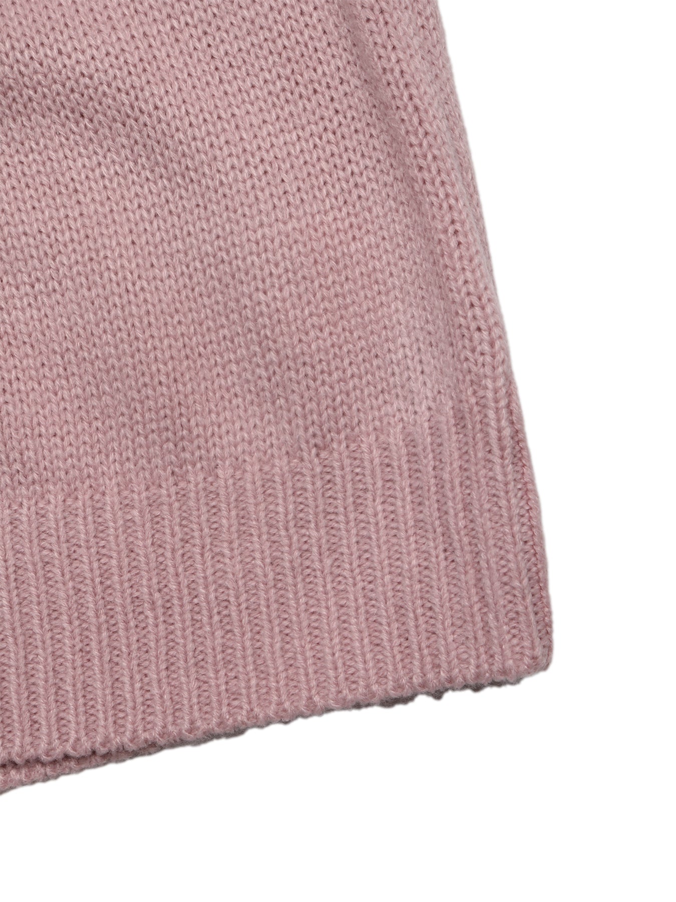 Textured V Neck Knit Sweater