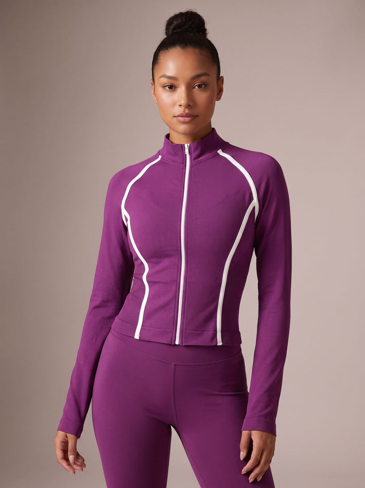 Seamless Slim Fit Yoga Jacket