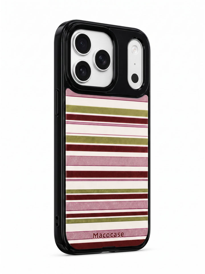 Multicolor Striped Pattern Phone Case