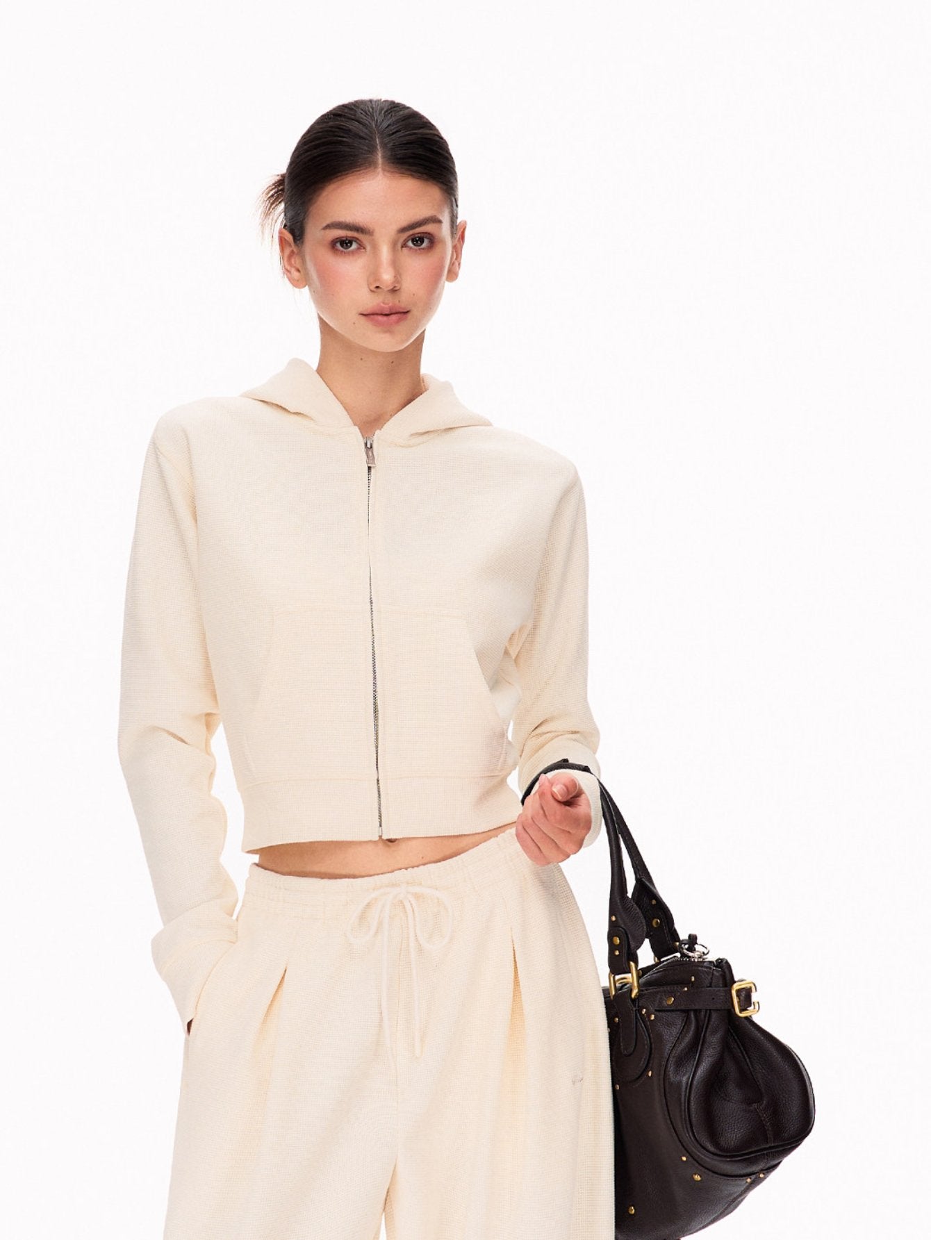 High Waisted Pleated Lounge Pants