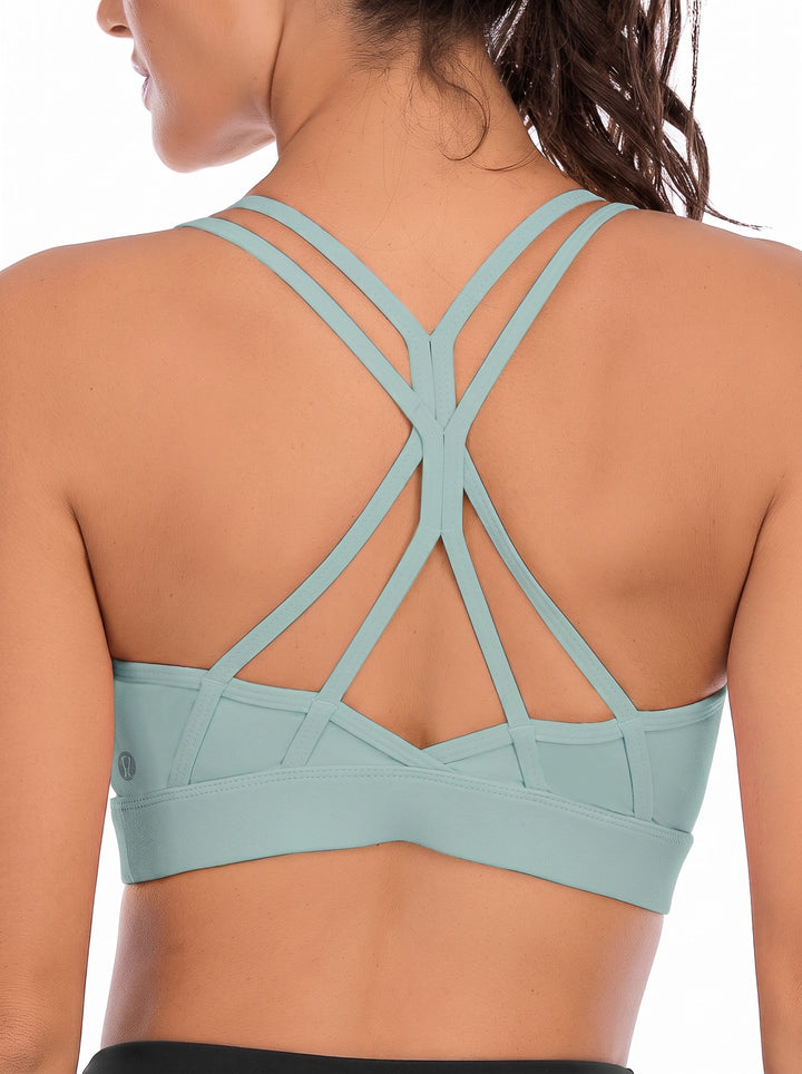 Strappy Back Medium Support Sports Bra