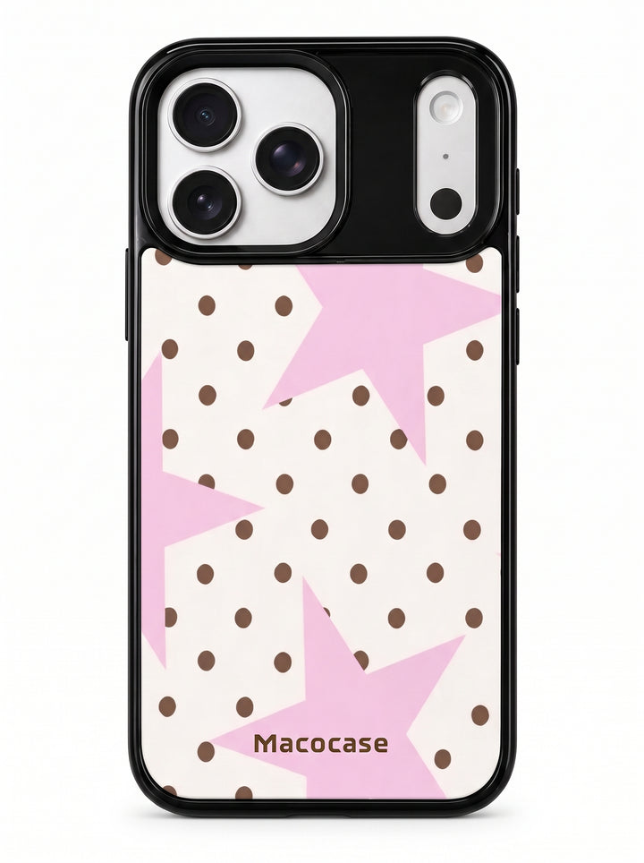 Macocase Star and Polka Dot Print Phone Case