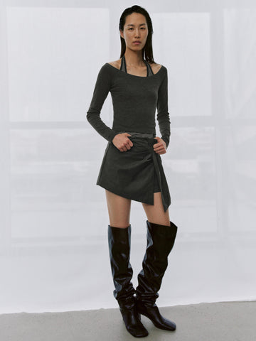 Urban Revivo Wrap Mini Skirts