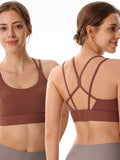 Strappy Back Medium Support Sports Bra