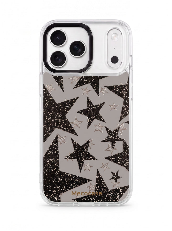 Black Star Pattern Phone Case