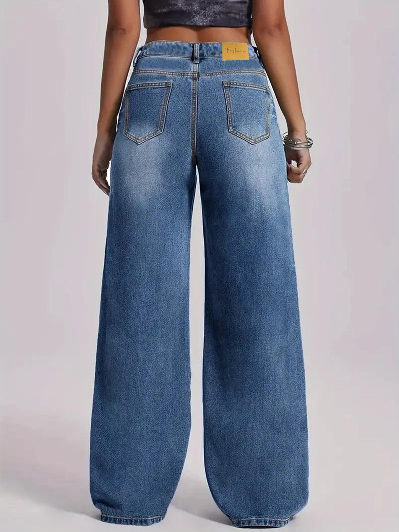 High Rise Wide Leg Jeans