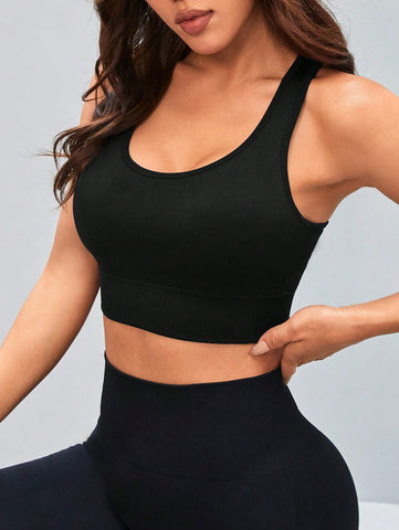 Breathable Open Back Yoga Tank Top