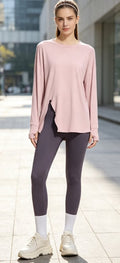 Buttery Soft Slit Hem Yoga Tee