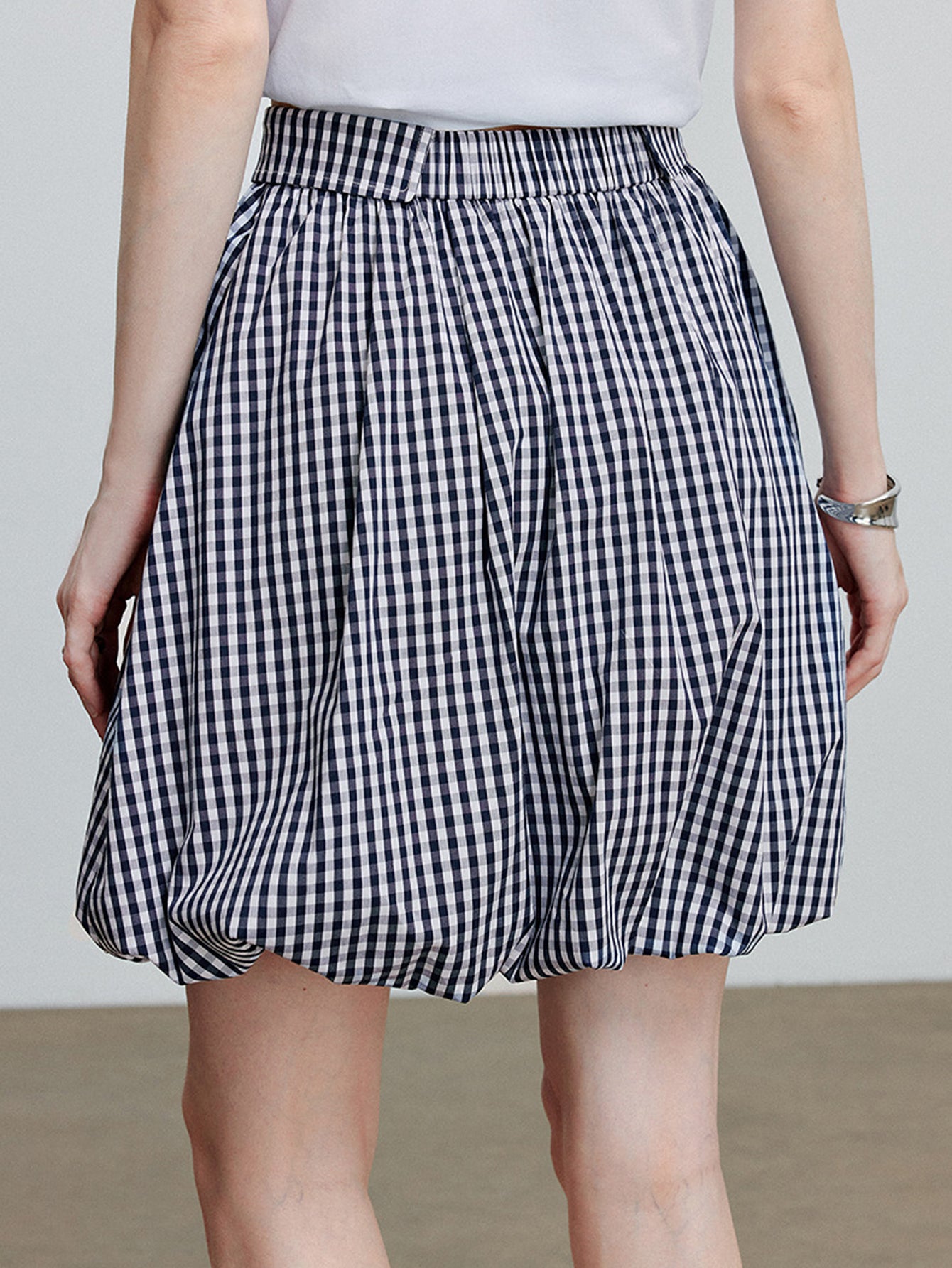 TOYOUTH Tiered Flared Boho Midi Skirt