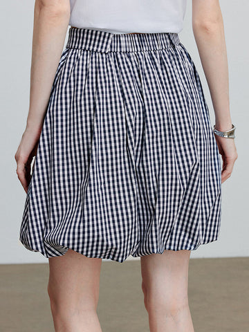 TOYOUTH Tiered Flared Boho Midi Skirt