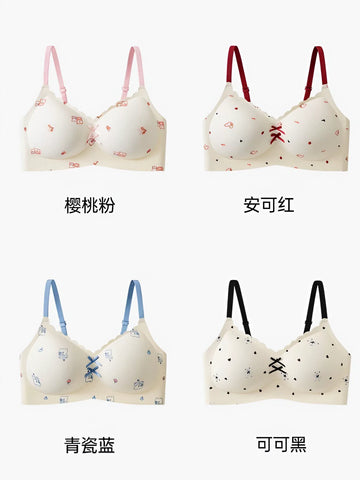 Seamless Comfort Wireless Push Up Bra