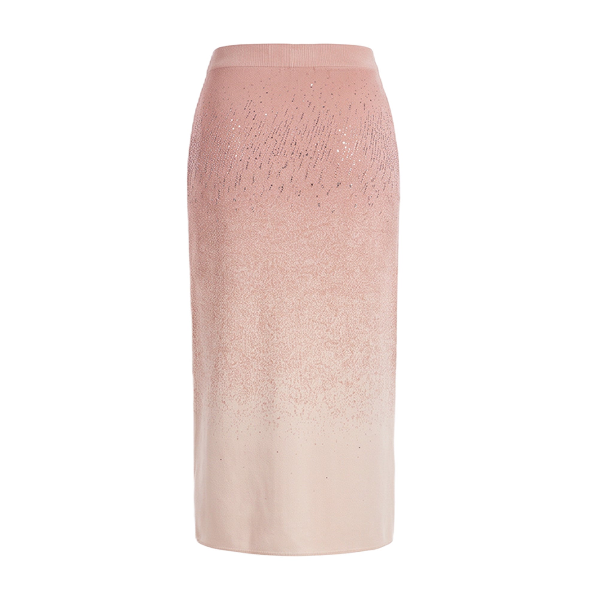 Shimmer Ombre High Waisted Knit Skirt