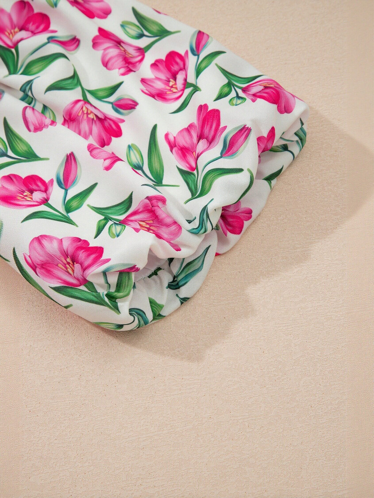 Floral Print Puff Sleeve Mini Dress
