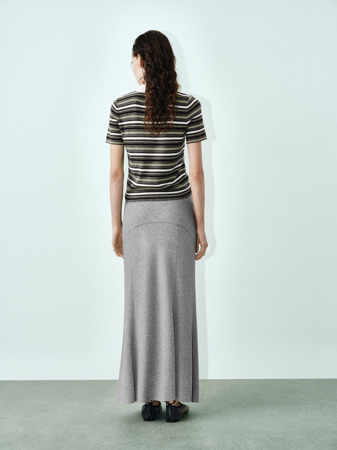 Knitted Striped T-Shirts