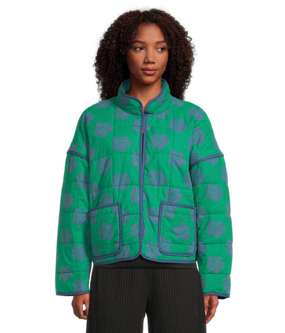 Floral Quilted Lightweight Padded Jacket