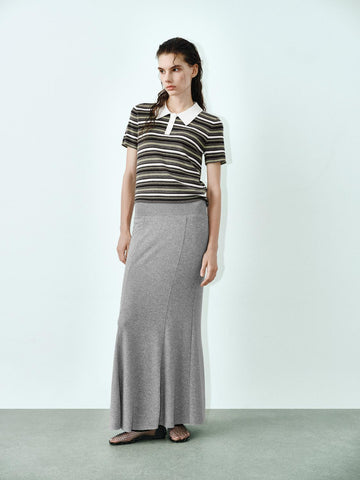 Knitted Striped T-Shirts