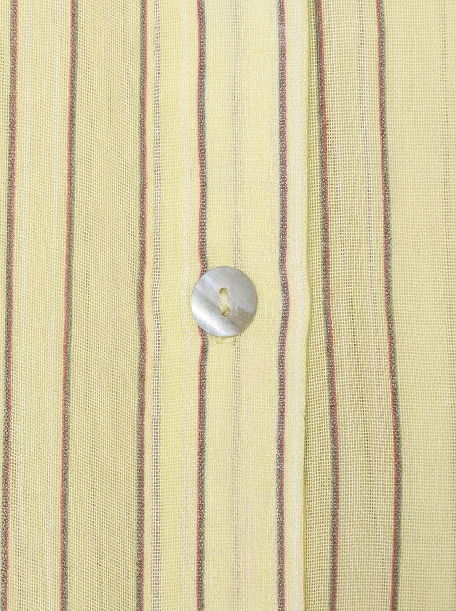 Oversized Striped Button Down Shirt