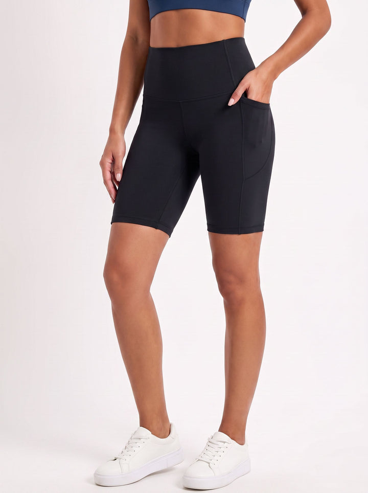 High Waisted Pocket Yoga Shorts
