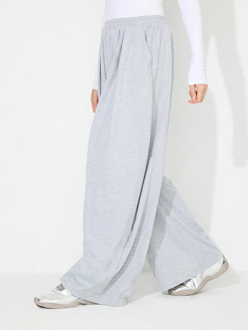 High Waisted Pleated Wide Leg Pants