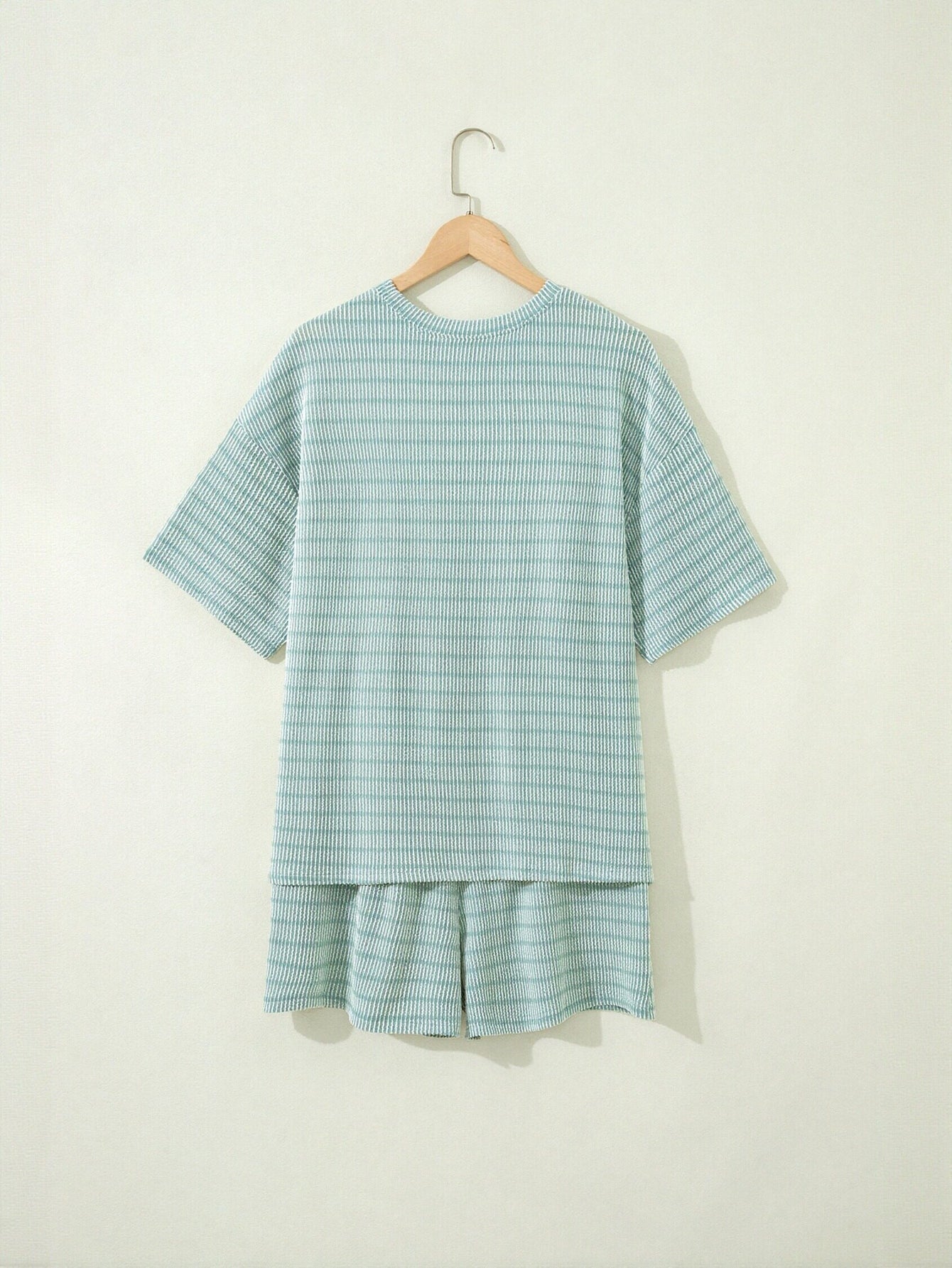Cozy Ribbed Knit Short Set