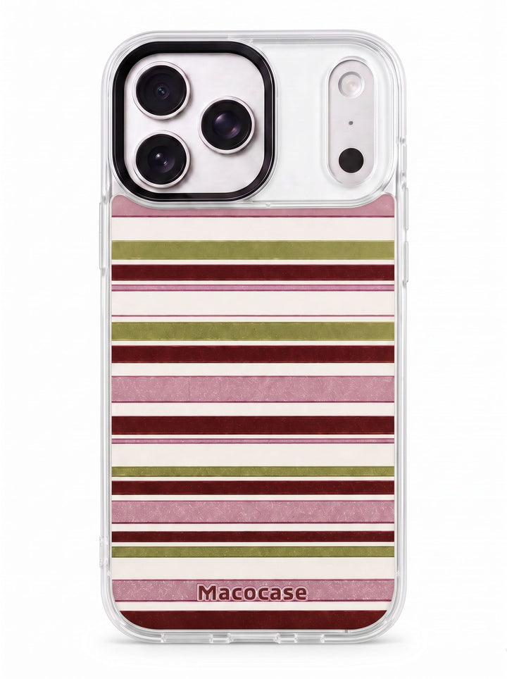 Multicolor Striped Pattern Phone Case