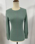 Slim Fit Ribbed Crewneck Sweater
