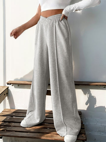 High Waisted Relaxed Fit Comfy Pants
