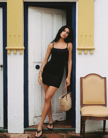 Ribbed Bodycon Mini Tank Dress