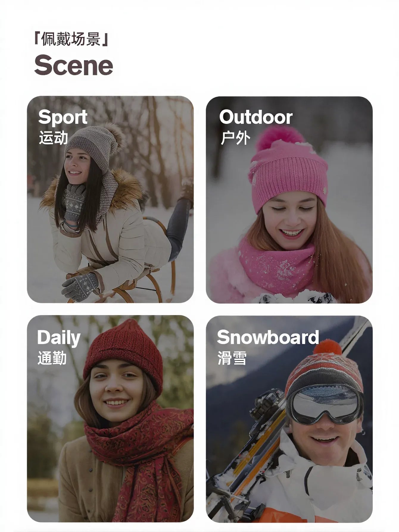 Cozy Thermal Winter Knit Beanie Hat