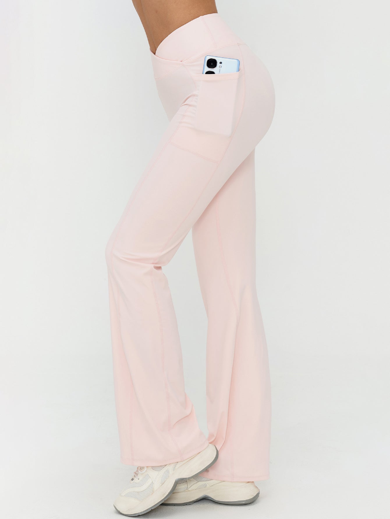 High Waisted Flare Leg Yoga Pants