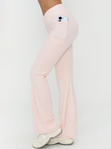 High Waisted Flare Leg Yoga Pants