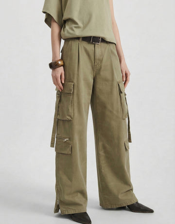 Pure Cotton Cargo Trousers