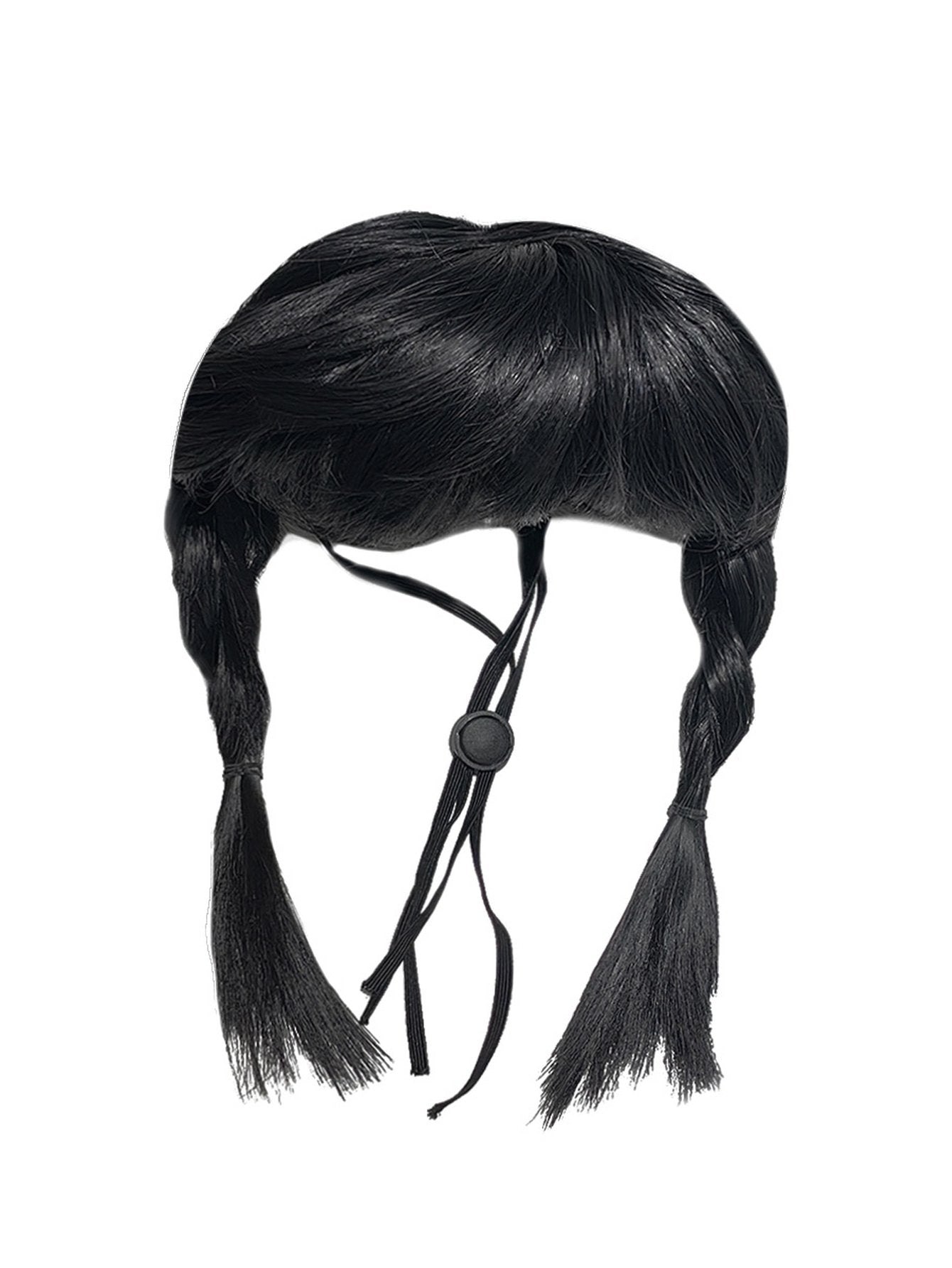 Adorable Realistic Braided Wig Pet Toy
