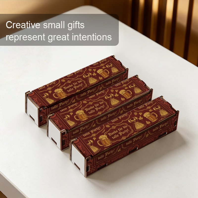 Danke für die tolle Party! Wooden Storage Box