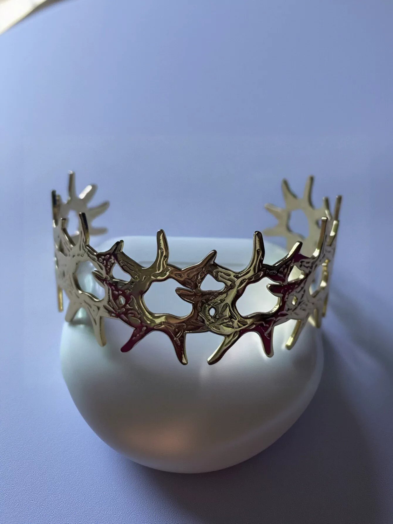Edgy Gothic Thorn Cuff Bracelet