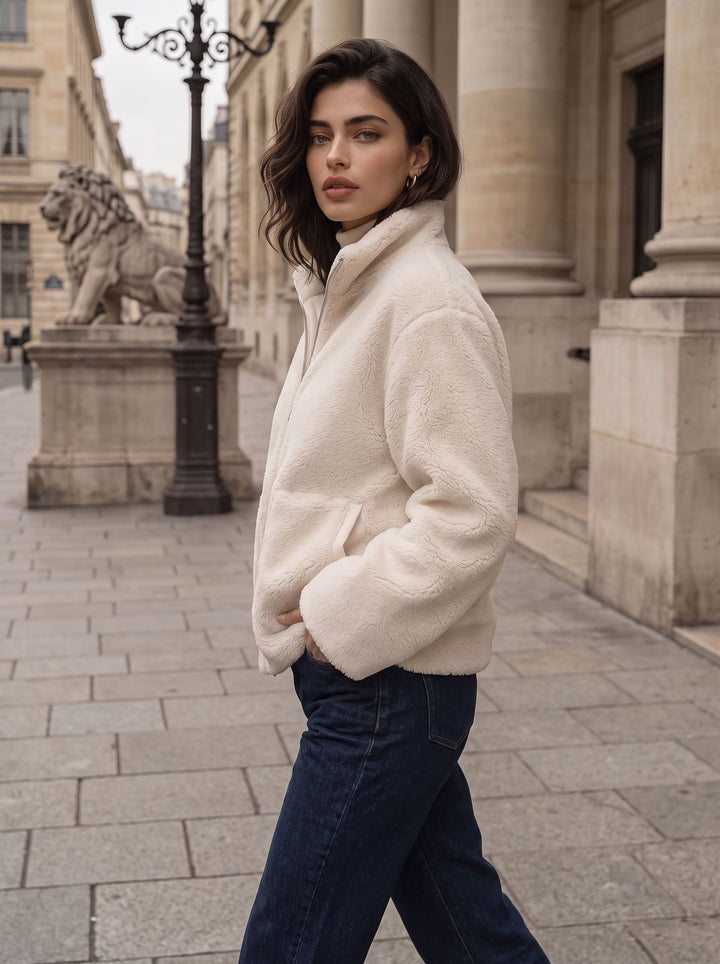 Cozy Fleece Zip Up Jacket