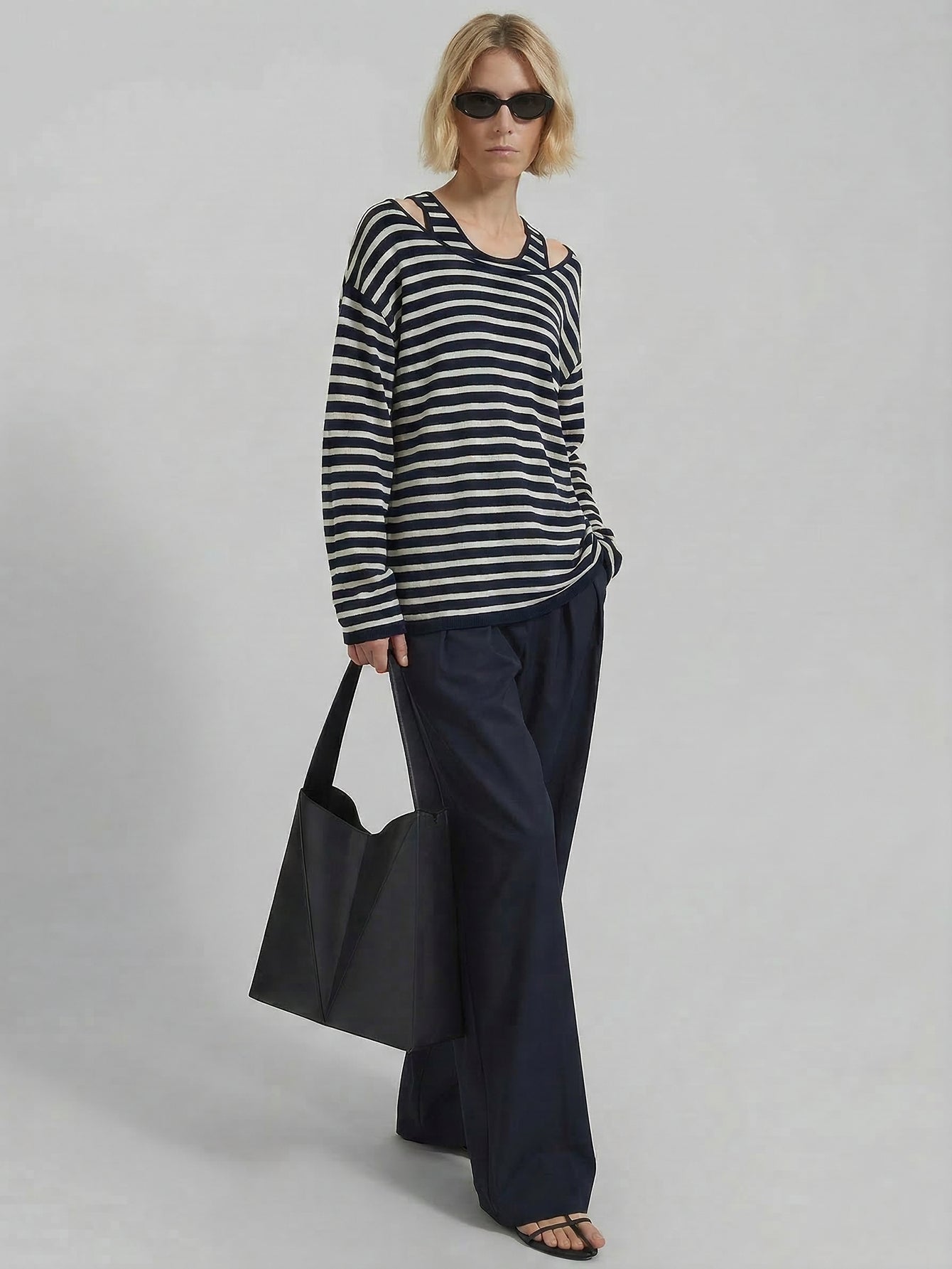 Loose Wool Sweater with Tank