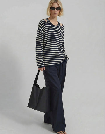 Loose Wool Sweater with Tank
