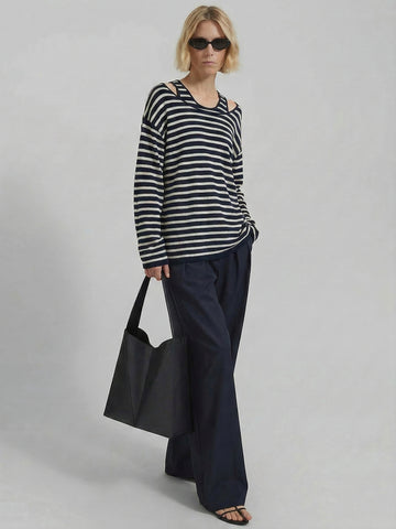 Loose Wool Sweater with Tank