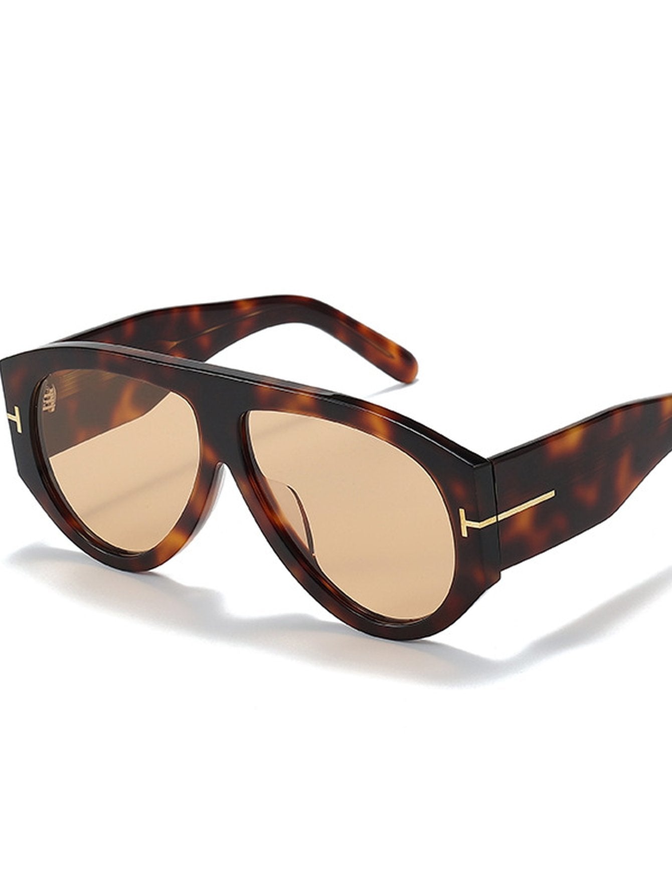 Handcrafted Luxury Oversized Black Sunglasses