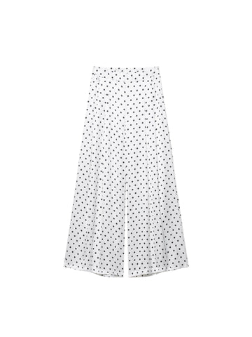Vintage Polka Dot Wide Leg Pant Set
