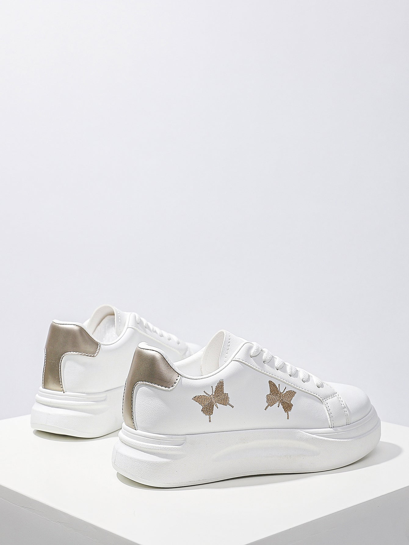 Butterfly Embroider Minimalist Fashion Shoes