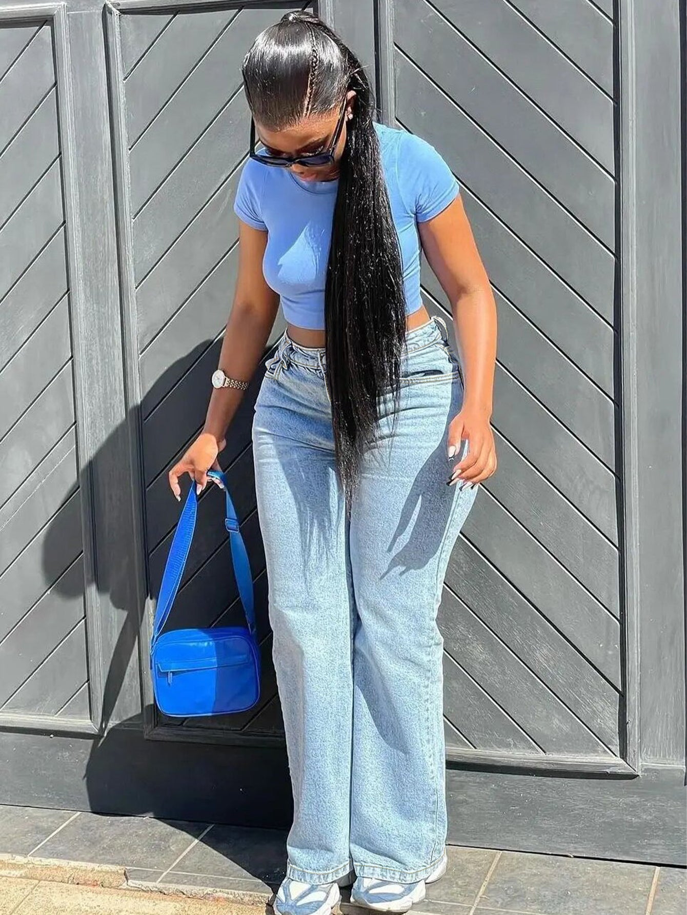 High Waisted Wide Leg Jeans