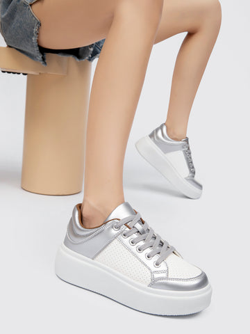 Chunky Platform Breathable Mesh Modern Sneakers