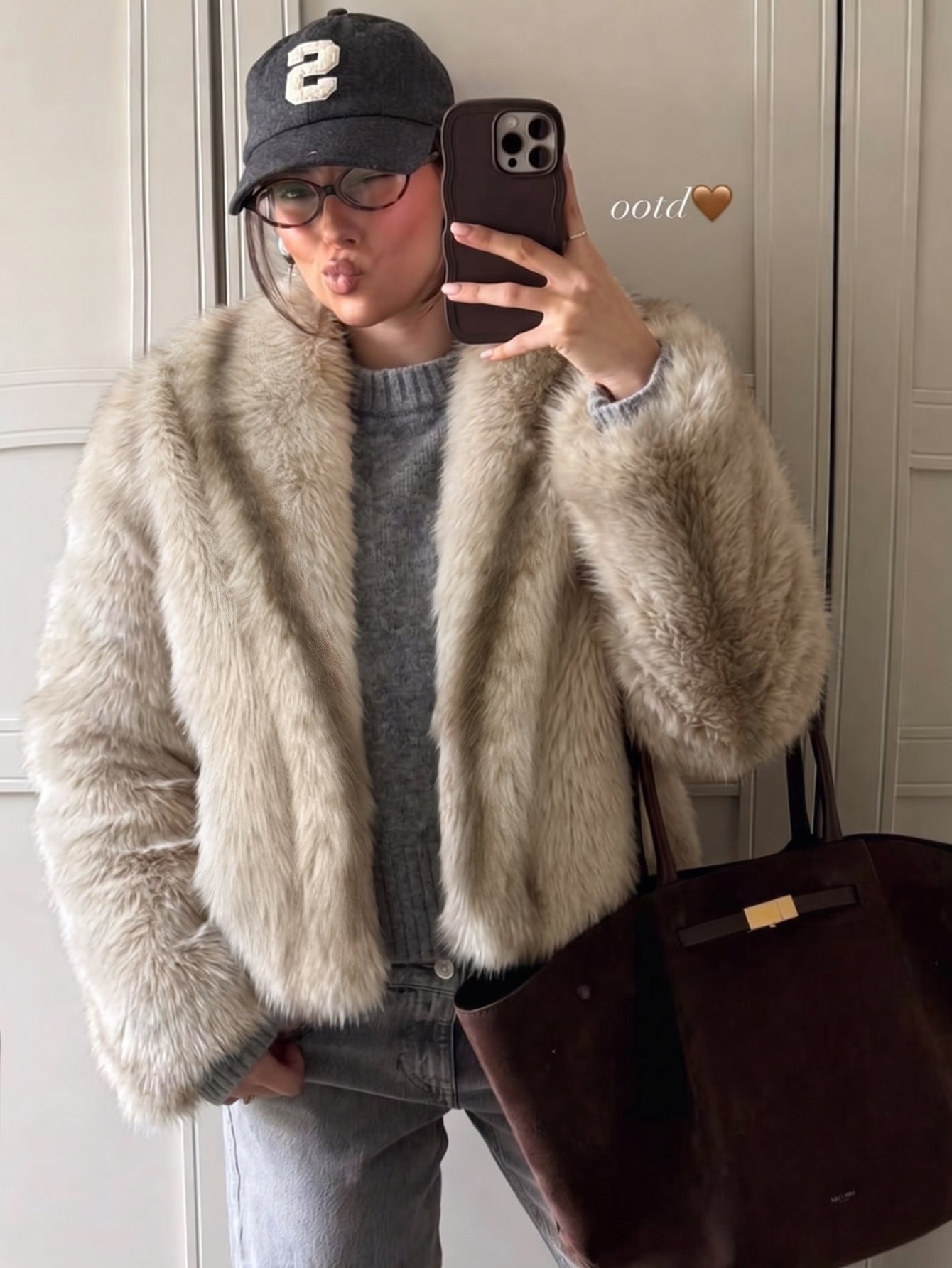 Cozy Plush Faux Fur Jacket