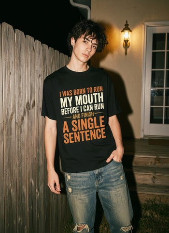 Funny Sarcastic Graphic Mens T-Shirt