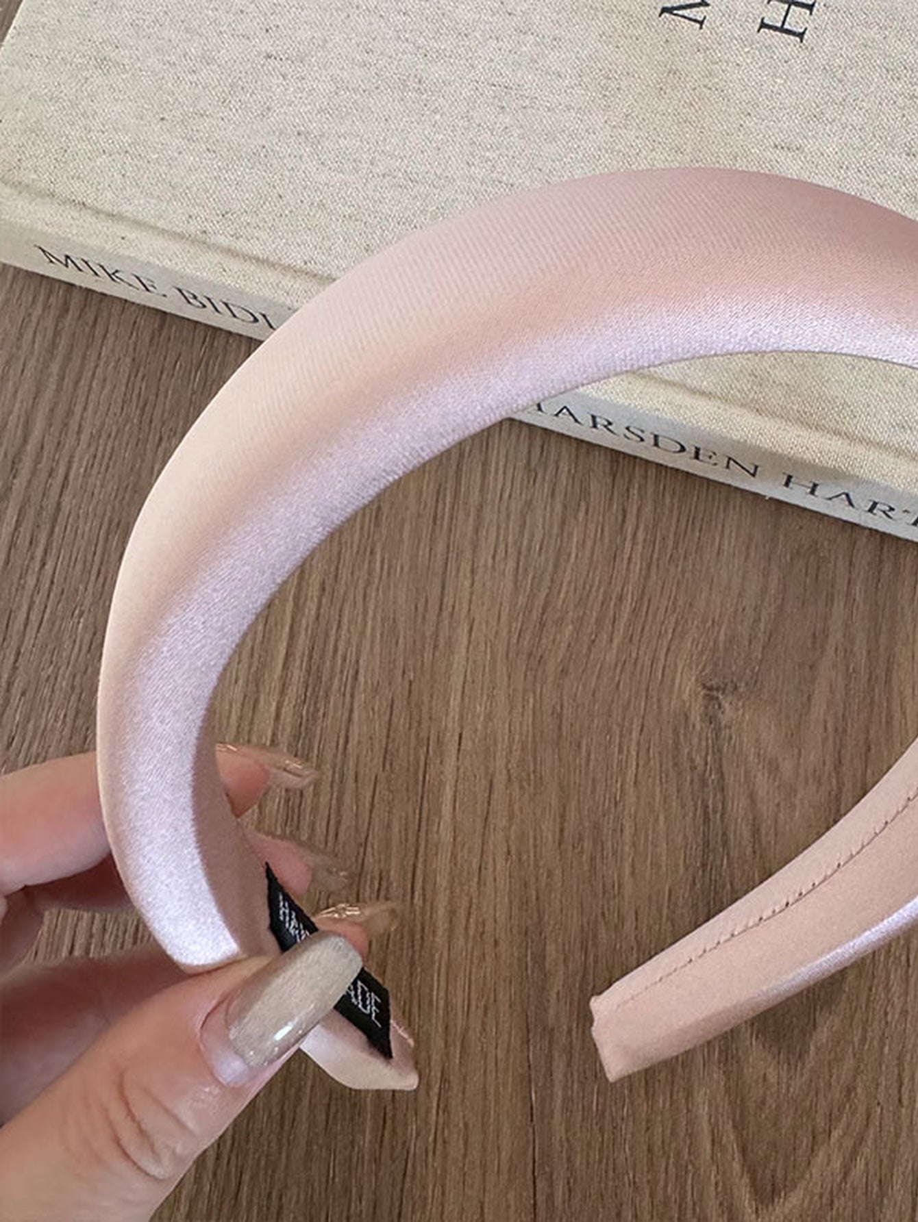 Minimalist Padded Satin Headband