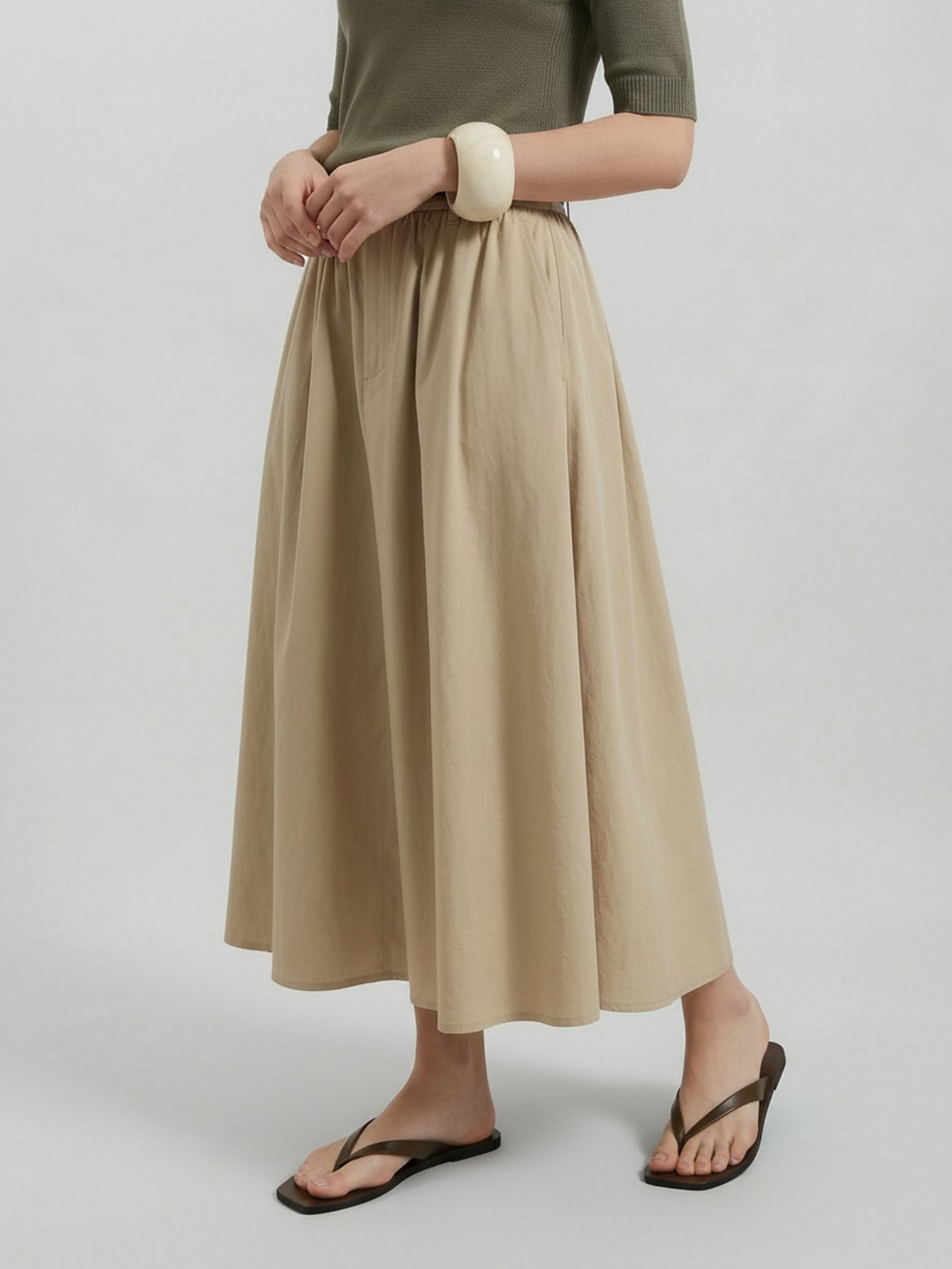 Include Belted A-line Skirt