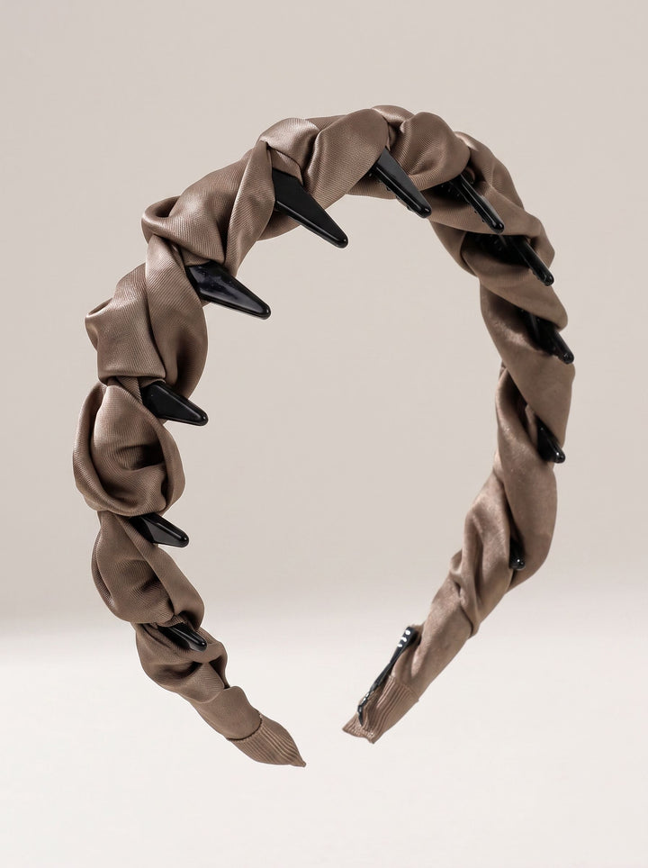 Satin Pleated Non Slip Headband